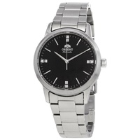Orient WOMEN'S Contemporary Stainless Steel Black Dial Watch RA-NB0101B10B