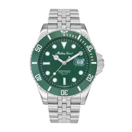 Mathey-Tissot MEN'S Mathy Ceramic Stainless Steel Green Dial Watch H901CRAV