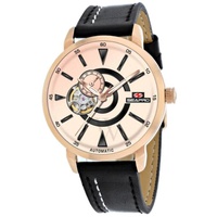 Seapro MEN'S Elliptic Leather Rose Gold-tone Dial Watch SP0144