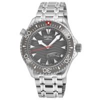 Gevril MEN'S Hudson Yards Stainless Steel Grey Dial Watch 48834B
