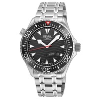 Gevril MEN'S Hudson Yards Stainless Steel Black Dial Watch 48830B