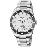 Gevril MEN'S Yorkville Stainless Steel White Dial Watch 48611B