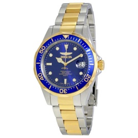 Invicta MEN'S Pro Diver Stainless Steel Blue Dial Watch 8935