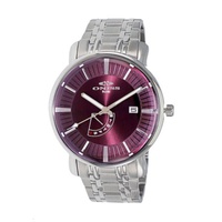 Oniss MEN'S Sorrento Stainless Steel Red Dial Watch ON2626-MBY