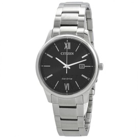 Citizen MEN'S Pair Stainless Steel Black Dial Watch BM6978-77E