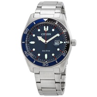 Citizen MEN'S Stainless Steel Blue Dial Watch AW1761-89L