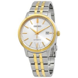 Seiko MEN'S Essential Stainless Steel White Dial Watch SRPH92K1