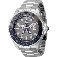 Invicta MEN'S NFL Stainless Steel Grey Dial Watch 45023