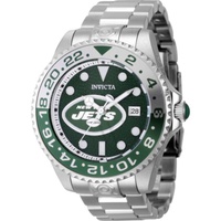 Invicta MEN'S NFL Stainless Steel Green Dial Watch 45035