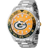 Invicta MEN'S NFL Stainless Steel Yellow Dial Watch 45034
