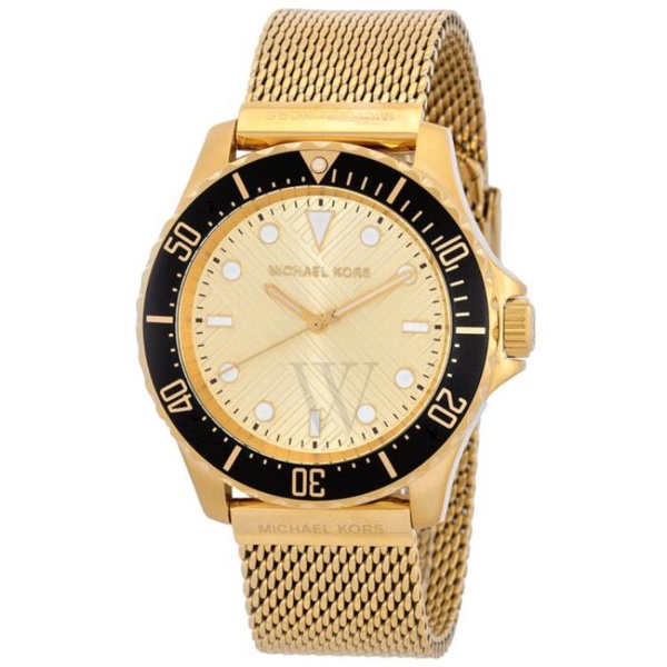 마이클 코어스 Michael Kors MEN'S EV에레스 EREST Stainless Steel Gold Dial Watch MK9083