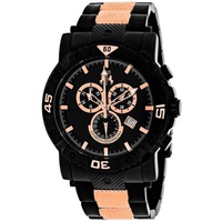 Jivago MEN'S Titan Chronograph Stainless Steel Black Dial Watch JV9127XL