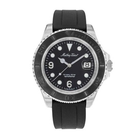 Mathey-Tissot MEN'S Mathy Design Silicone Black Dial Watch H909AN