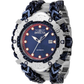 Invicta MEN'S Gladiator Stainless Steel Blue Dial Watch 46229