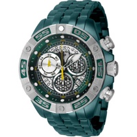 Invicta MEN'S Coalition Forces Chronograph Stainless Steel Green Dial Watch 41672