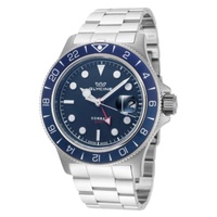 Glycine MEN'S Combat Sub Sport Stainless Steel Dark Blue Dial Watch GL1051