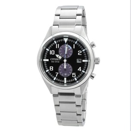 Citizen MEN'S Chronograph Stainless Steel Black Dial Watch CA7028-81E