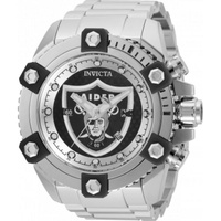 Invicta MEN'S NFL Chronograph Stainless Steel Black Dial Watch 35511