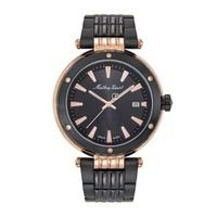 Mathey-Tissot MEN'S Neptune Stainless Steel Black Dial Watch H912NR