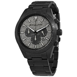 Michael Kors MEN'S Layton Chronograph Stainless Steel Crystal Pave Dial Watch MK8899