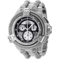 Invicta MEN'S King Python Chronograph Stainless Steel Gunmetal and Grey and Silver and Black Dial Watch 44302
