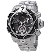 Invicta MEN'S Reserve Chronograph Stainless Steel Black Dial 26650