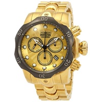 Invicta MEN'S Venom Chronograph Yellow Gold-tone Stainless Steel Gold-tone Dial 23894