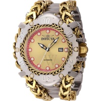 Invicta MEN'S Reserve Stainless Steel Gold Dial Watch 46218