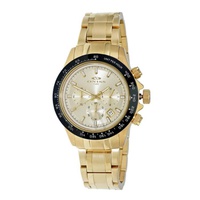 Oniss MEN'S ONZ6612 Chronograph Stainless Steel Gold-tone Dial Watch ON6612-MGG