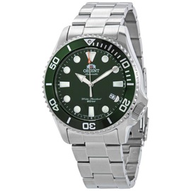 Orient MEN'S Triton Stainless Steel Green Dial Watch RA-AC0K02E10B