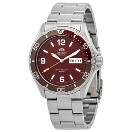 Orient MEN'S Stainless Steel Red Dial Watch RA-AA0820R19B