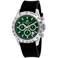 Oceanaut MEN'S Biarritz Chronograph Rubber Green Dial Watch OC6112R