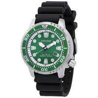 Citizen MEN'S Promaster Synthetic Rubber Green Dial Watch BN0158-18X