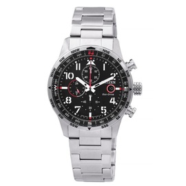 Citizen MEN'S Chronograph Stainless Steel Black Dial Watch CA0790-83E