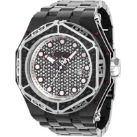 Invicta MEN'S Carbon Hawk Stainless Steel Silver and Black Dial Watch 38941