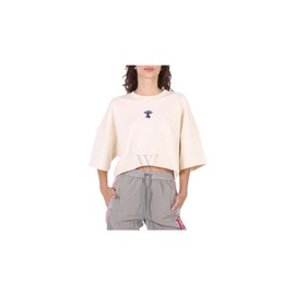 스텔라 맥카트니 Stella McCartney Ladies Mushroom Print Cropped Sweatshirt 6J0013 3SPW52-9200