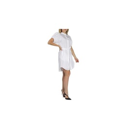 스텔라 맥카트니 Stella McCartney White Organic Cotton-poplin Anastasia Shirt Dress 603148 SMA90 9000