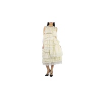 몽클레어 Moncler Ladies 시몬 로샤 Simone Rocha Ruffled Shell Dress E209W6812100-C0334-002