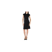 버버리 Burberry Dulsie D-Ring Bonded Jersey Dress in Black 8007724