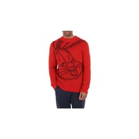 휴고 Hugo Boss Bright Red Bugs Bunny Artwork Looney Tunes Sweater 50485235-623