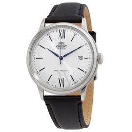 Orient MEN'S Contemporary Leather White Dial Watch RA-AC0022S10B