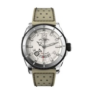 Armand Nicolet MEN'S SH5 Canvas Silver Dial Watch A713BGN-AG-P0668KM8