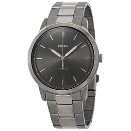 Fossil MEN'S The Minimalist 3H Stainless Steel Grey Dial Watch FS5459