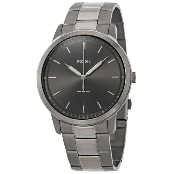 파슬 Fossil MEN'S The Minimalist 3H Stainless Steel Grey Dial Watch FS5459