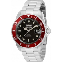 Invicta MEN'S Pro Diver Stainless Steel Black Dial Watch 35695