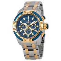 Invicta MEN'S Speedway Chronograph Stainless Steel Blue Dial Watch 25947