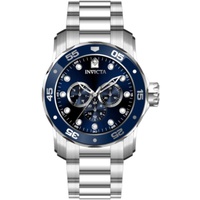 Invicta MEN'S Pro Diver Stainless Steel Blue Dial Watch 45728