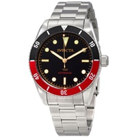 Invicta MEN'S Pro Diver Stainless Steel Black Dial Watch 34334