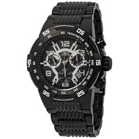 Invicta MEN'S Speedway Chronograph Stainless Steel Black Dial 25288