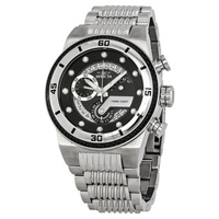 Invicta MEN'S S1 Rally Chronograph Stainless Steel Black Dial 25280